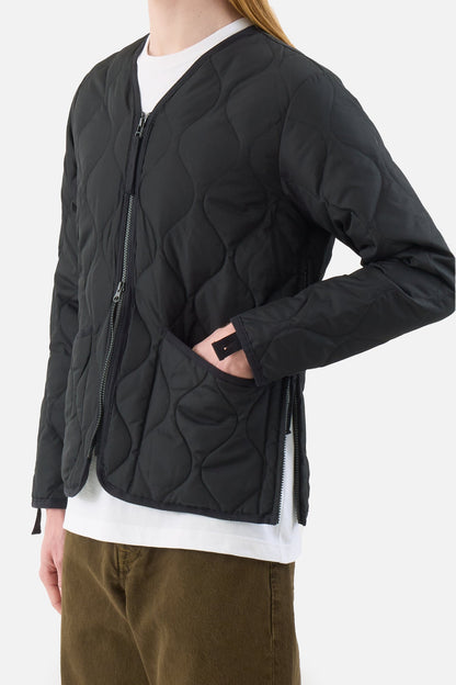 Military Zip V-Neck Jacket